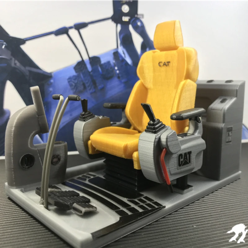 

Make for Hydraulic Excavator Model Excavator Interior Trim 1/12 1/14 Model Seat Driving Cab Carter Excavator Interior Trim