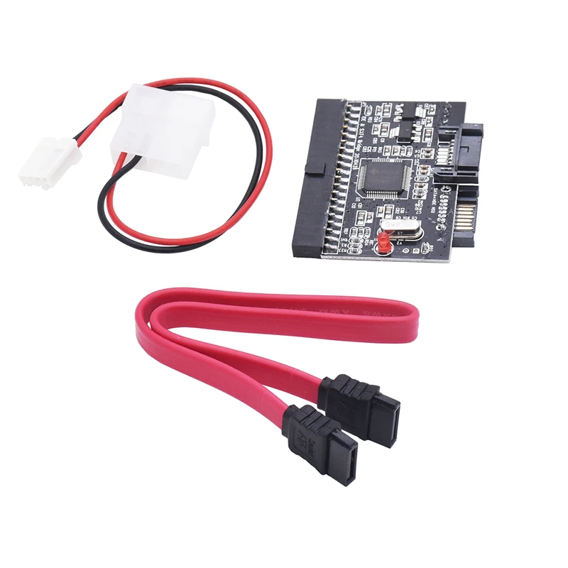 2 in 1 SATA TO IDE อะแดปเตอร์แปลง IDE เป็น SATA 40pin 2.5 "นิ้วฮาร์ดดิสก์ไดรเวอร์การสนับสนุนสำหรับ ATA HDD CD DVD อะแดปเตอร์ Riser BOARD