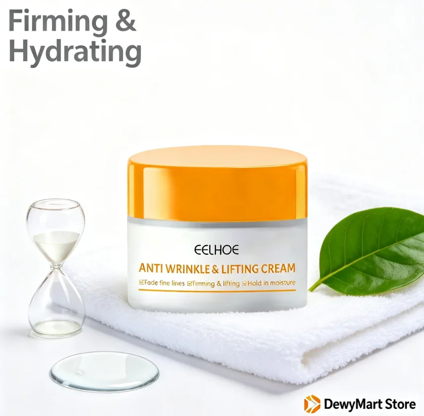 EELHOE Firming Anti-Wrinkle Cream, Reduces Neck Lines, Moisturizing & Anti-Aging Cream for Firm Skin