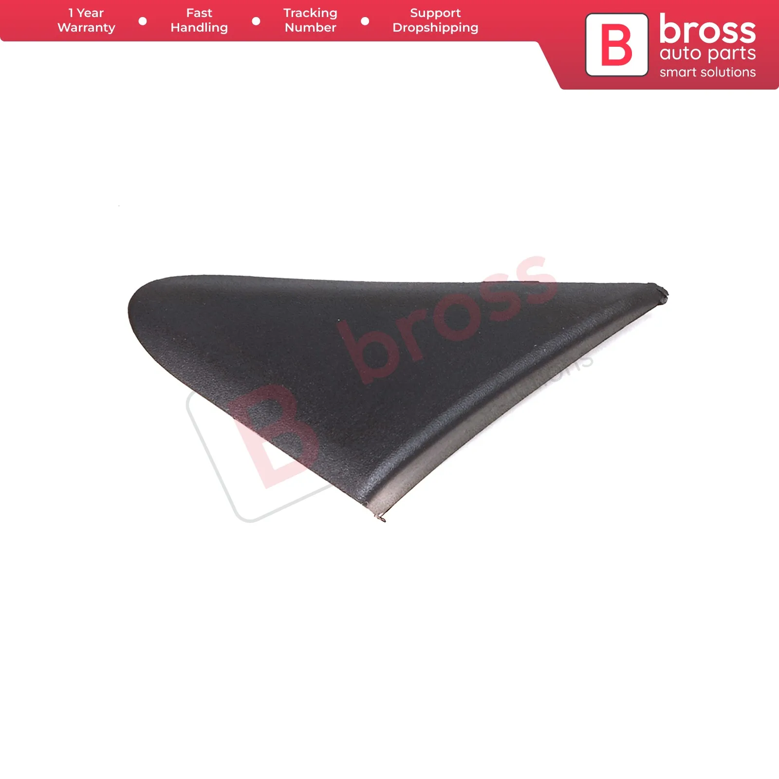 BSP1134-1 LEFT Side Wing Exterior Mirror Triangle Fender Corner Trim Plastic Cover for Renault Dacia Dokker Lodgy 638756739R