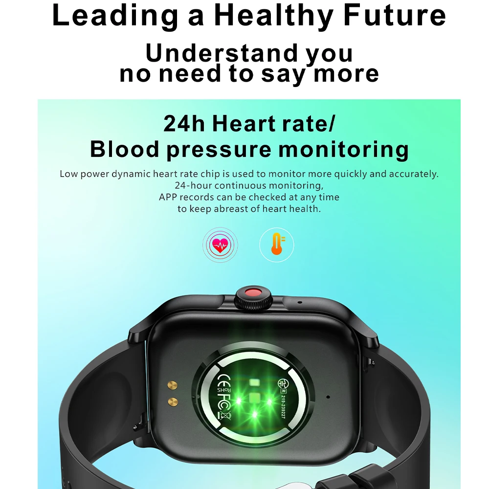 GEJIAN 2025 New Men's Smart Watch 1.85-inch HD 240*284 Heart Rate Monitoring Bluetooth Call Waterproof Fitness Track Smart Watch