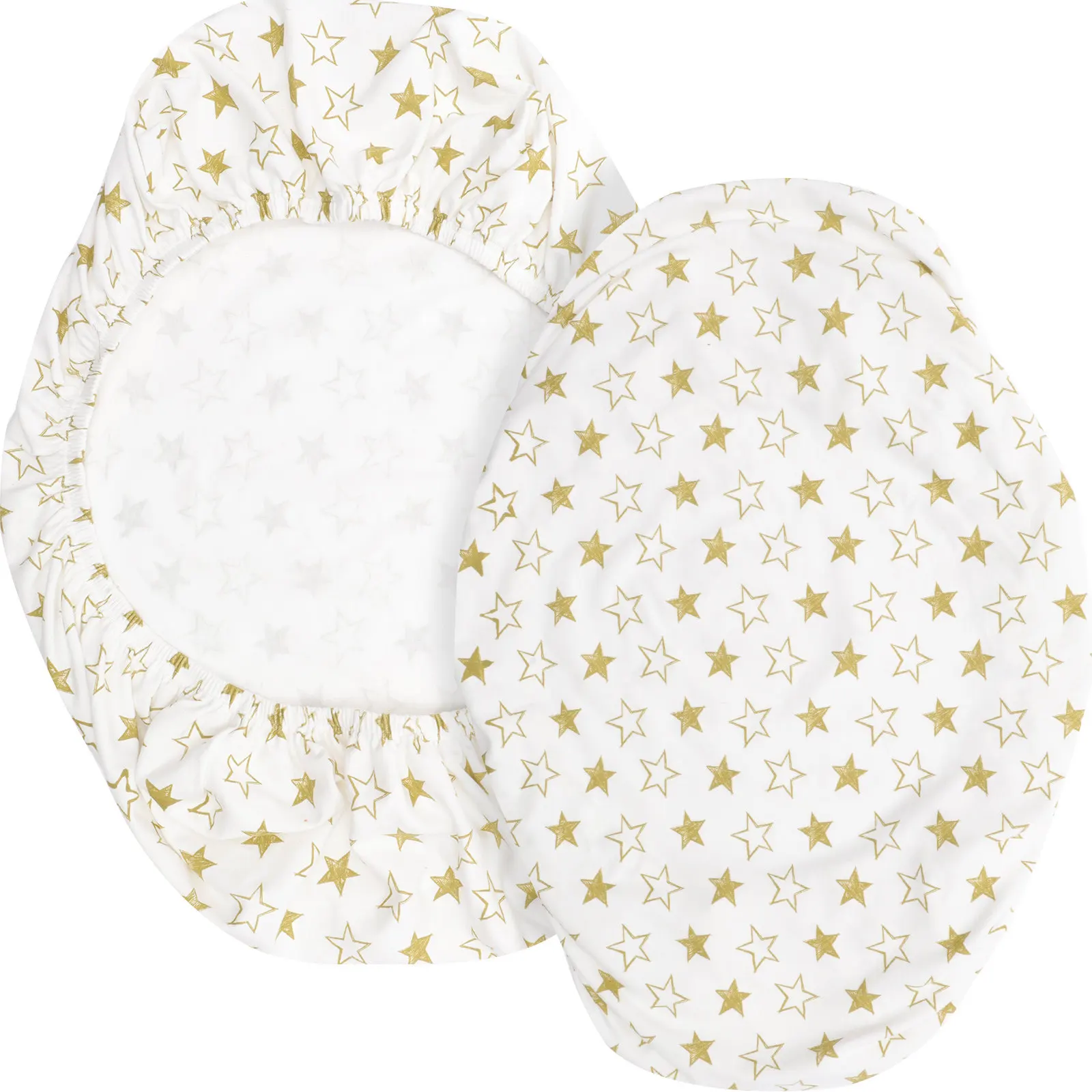 Baby Crib Sheet Soft Cotton Fitted Bassinet Sheet Breathable Comfortable Infant Mattress Cover Nursery Accessories