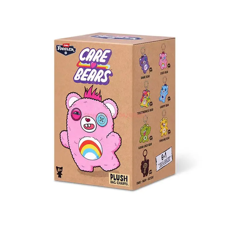 Оригинальный брелок-подвеска Fuggler Care Bears Series Blind Box Ugly Monster, кукла-монстр, украшение для сумки, игрушка, подарок на день рождения для девочки