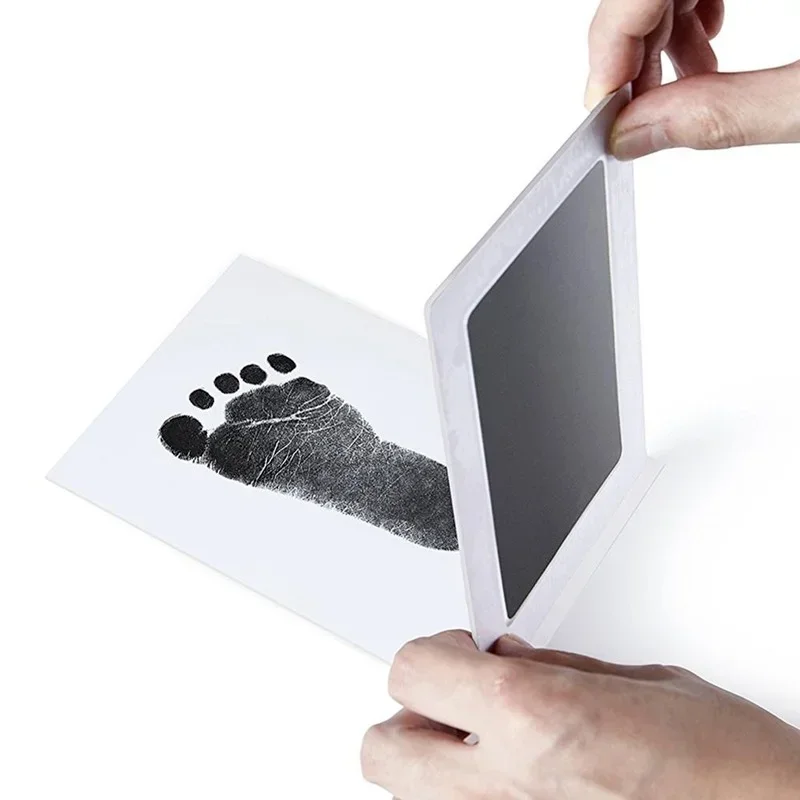 2er-Set Haustier-Pfotenabdruck- und Handabdruckkissen, ungiftiges Druckkissen für Haustierpfotenabdrücke, Baby-Hand- und Fußabdruckkissen, Pfotenabdruck-Duschgeschenk – Detail 4