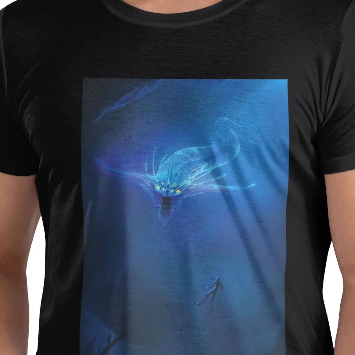 

Subnautica-футболка Ghost Leviathan из 100% хлопка, мужские модные футболки, мужские футболки с круглым вырезом и коротким рукавом, S-6XL