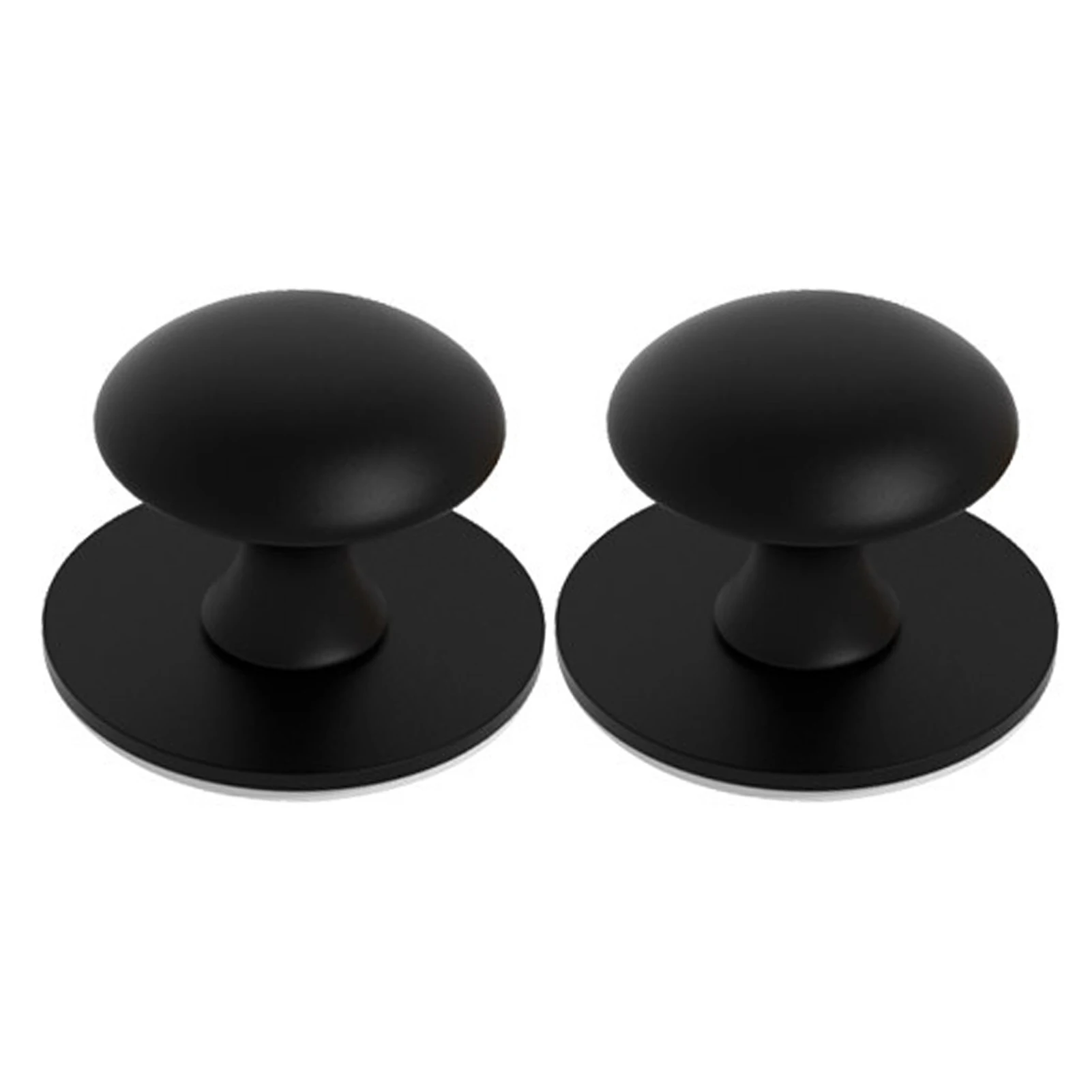 2pcs No-Drill Self-Stick Drawer Knobs Stainless Steel Stick on Handles Drawer Knobs for Kitchen Cabinets Cupboard