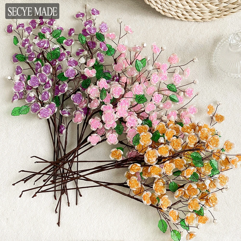 

Multi Head Rose DIY Material Pack Artificial Flowers Handmade Kits Full of Love Home Decoration Leisure Activity Tools Toys K100