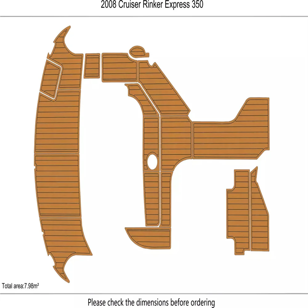 2007-2008 Rinker 350 Express Cruise Cockpit Swim platform 1/4