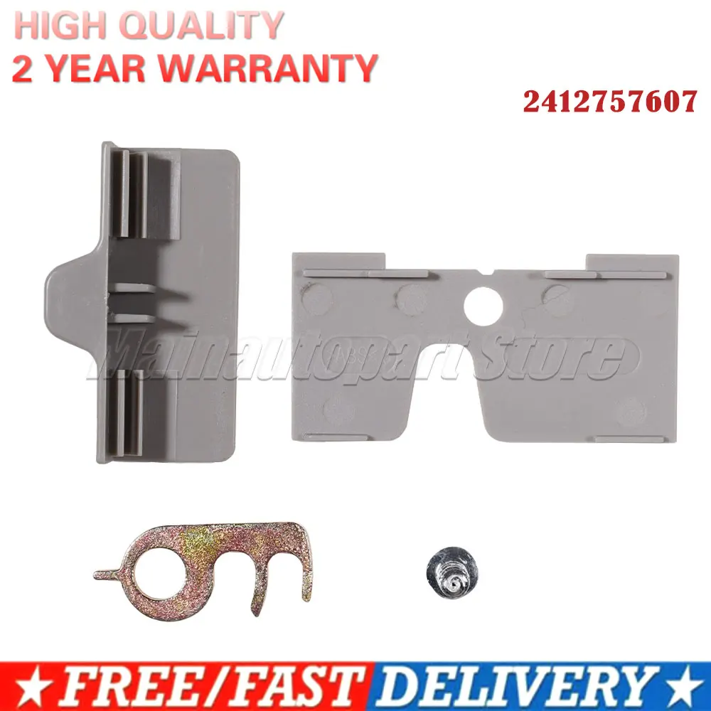 2412757607 For Dometic Fridge Door Lock Assembly Electrolux Fridge Door Catch Kit Grey For Caravan / Motorhome