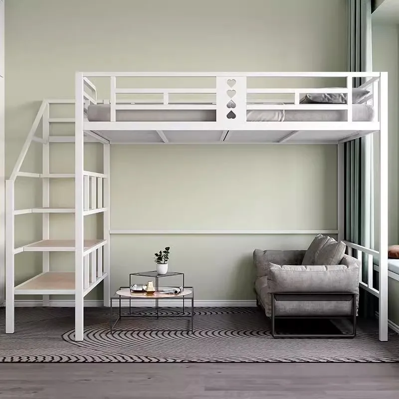 

New wrought iron/steel wood bed space saving bunk bed