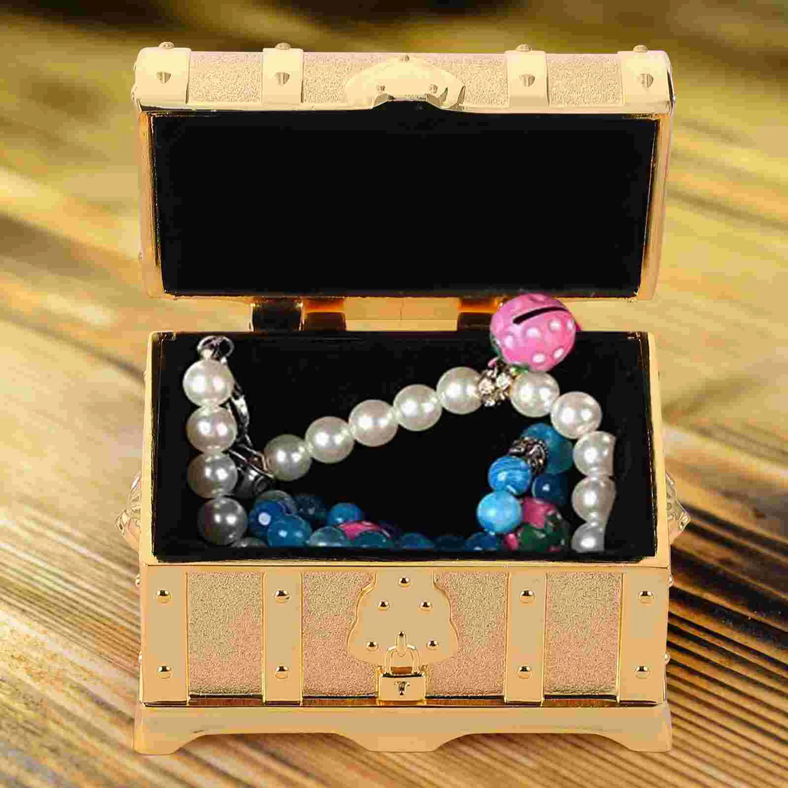 

Storage Bin for Toys Pirate Treasure Container Jewelry Box Boxes Vintage Chest Beautiful Travel