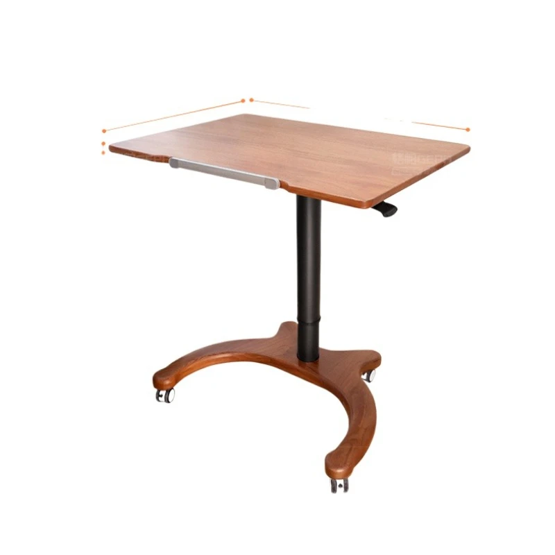 

Складной подъемный компьютерный стол из массива дерева, мобильная прикроватная тумбочка для домашнего обучения