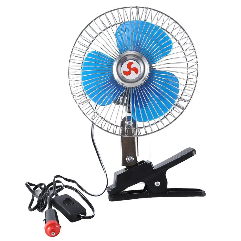 1 Pieces 12V Car Fan Summer Heat Fan Dissipation Fan Cooling Fan Automotive Supplies-A08Q