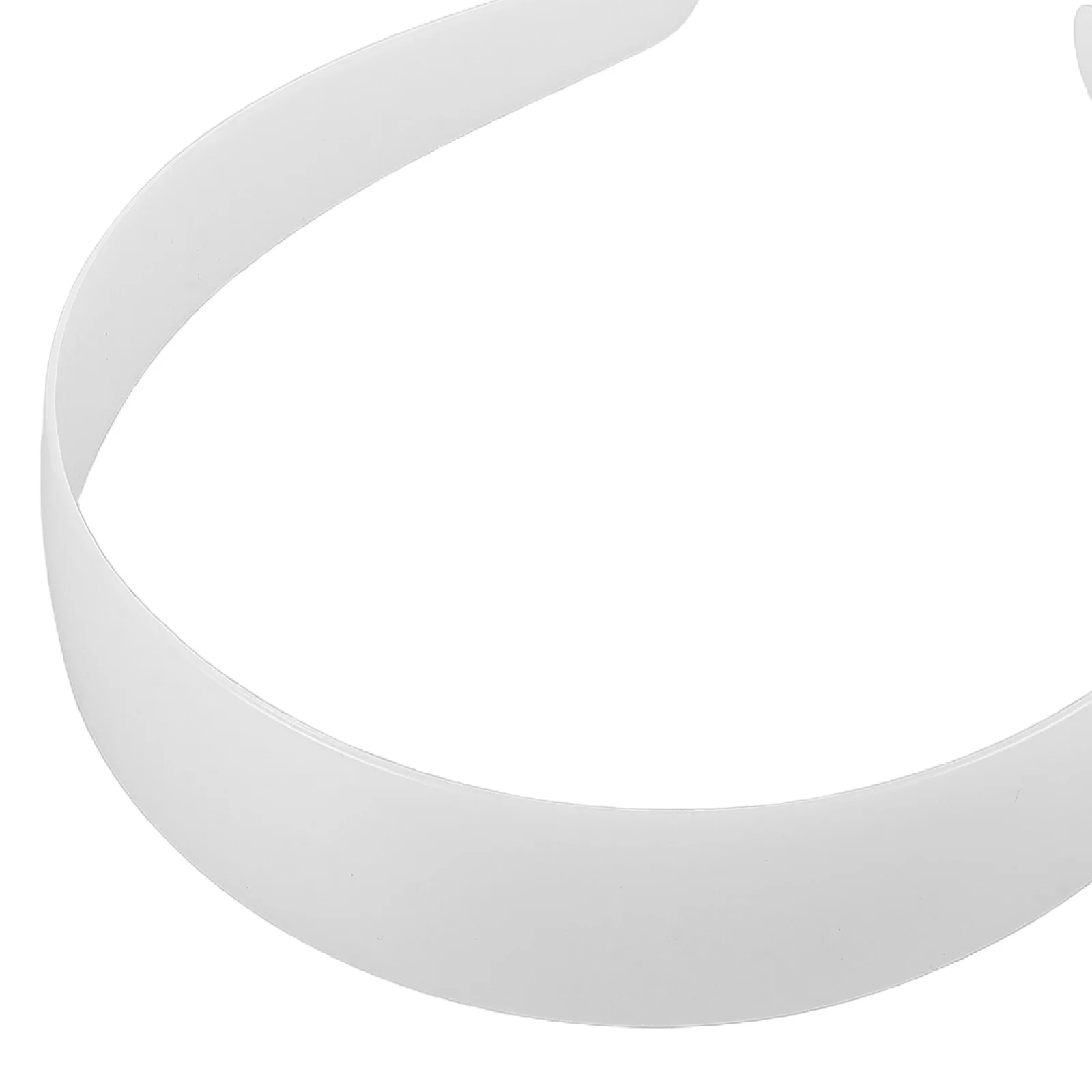 12 قطعة من عصابات الرأس البلاستيكية الشفافة لمشاريع DIY، أربطة بسيطة غير مزخرفة خفيفة الوزن ومريحة للنساء والحرف اليدوية