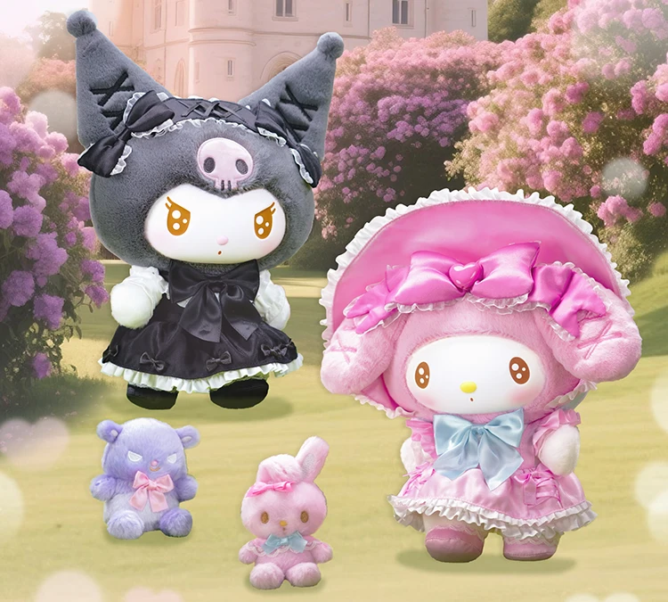 

Toptoy Sanrio Family Kuromi Melody Sweet Fairy Tale Series Vinyl Doll Blind Box Toys Desktop Ornaments Toys Girls Birthday Gifts