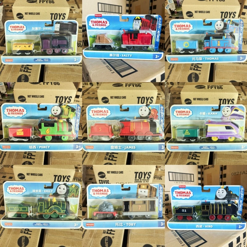 Genuine Thomas And Friends Magnetic Trains Locomotive Compartment Set Toys Gordon And Henry Kids Modle Cars Toys No Battery