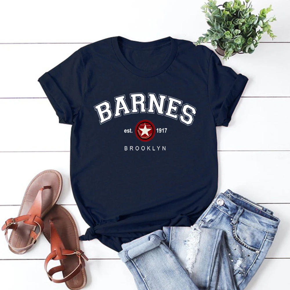 Barnes 1917 Shirt Cool Bucky Barnes T-shirt Vintage Sebastian Stan Shirts Unisex Superhero Tees Women Harajuku Tops Fans Gift