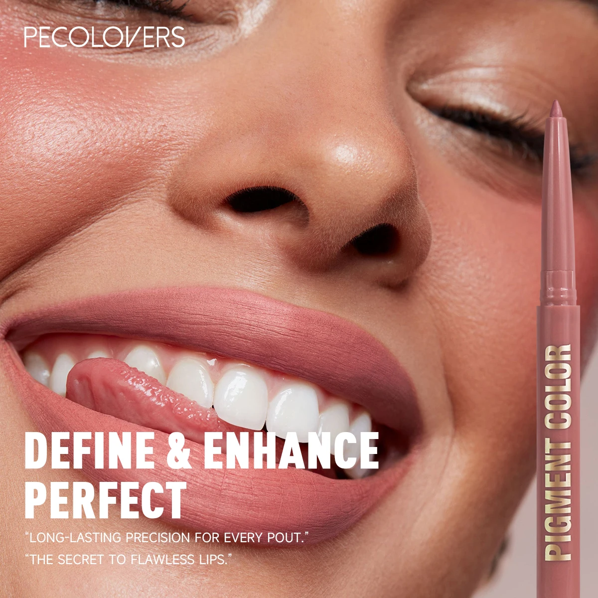 1PC 매트 립 라이너 - 오래 지속되는, 방수성, 미끄러지기 쉬운, 모든 피부 타입을 위한 보습 포뮬러, 멀티 컬러 선택