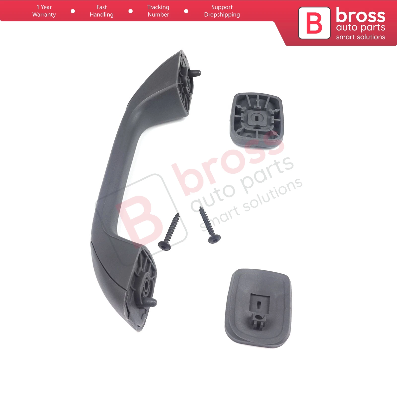 

Bross Auto Parts BDP762 Interior Roof Grab Handle Gray 7701207246 for Megane MK1 1995-2003, Kangoo MK1 1997–2007 Made in Turkey