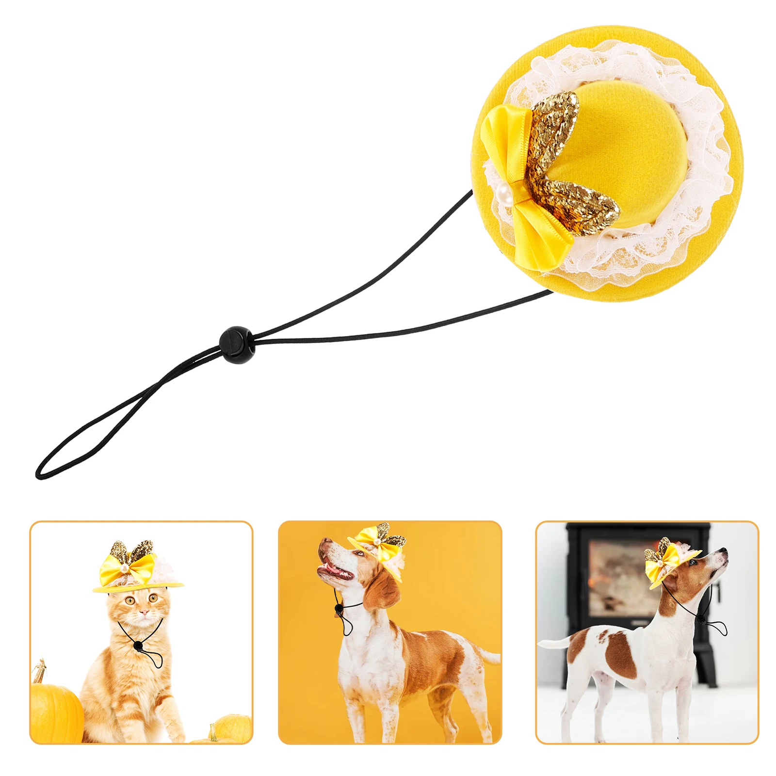 

Easter Pet Bunny Style Adjustable Dog Cat Kitten Hat for Party Photo Props Pink Kitten Hat Pet Accessories Dog Hats