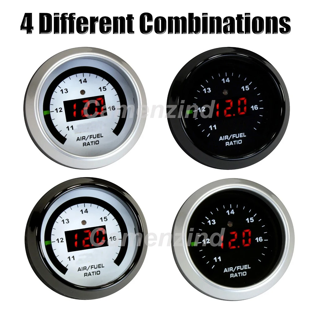 Wideband Gauge 30-4110 30-0300 X-series AFR O2 UEGO Air Fuel Ratio gauge Kit 2 1/16\