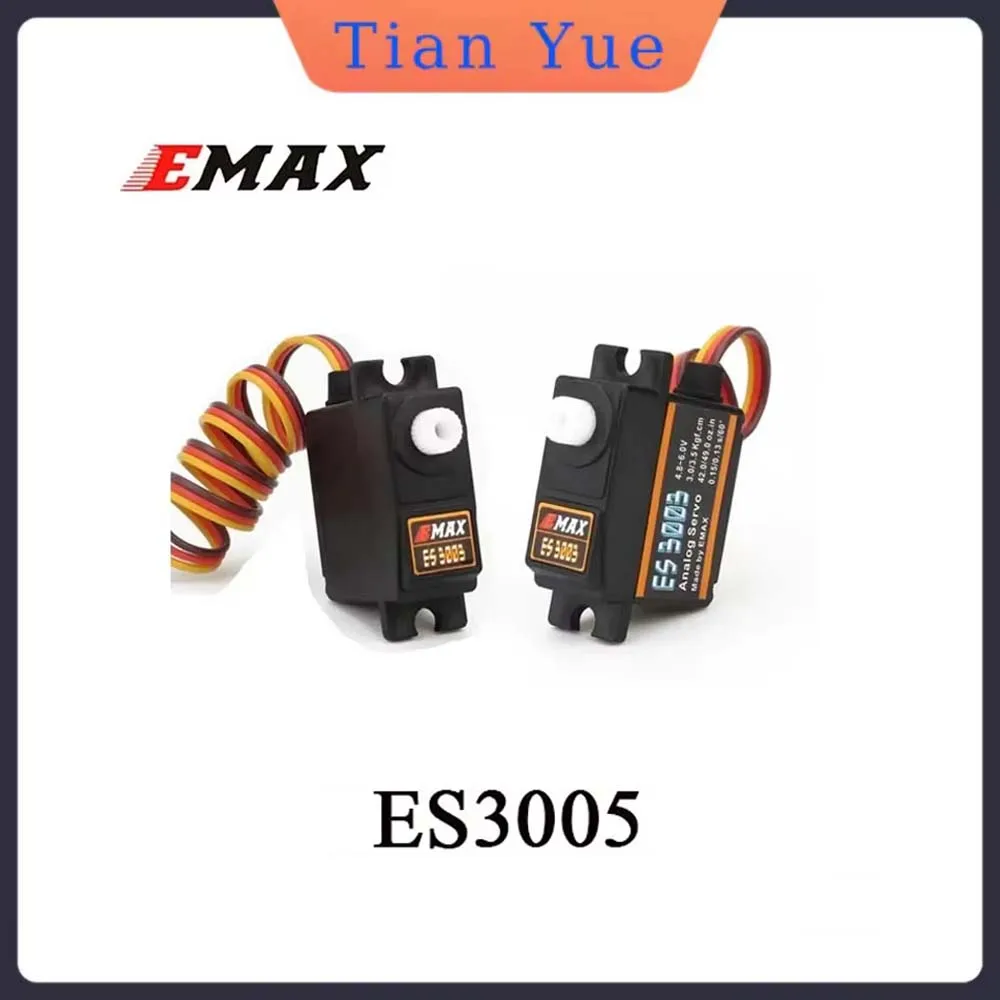 EMAX ES3003 пластиковый аналоговый сервопривод 17,5 г водонепроницаемый сервопривод с шестернями для радиоуправляемого автомобиля, вертолета, лодки, самолета, радиоуправляемые аксессуары