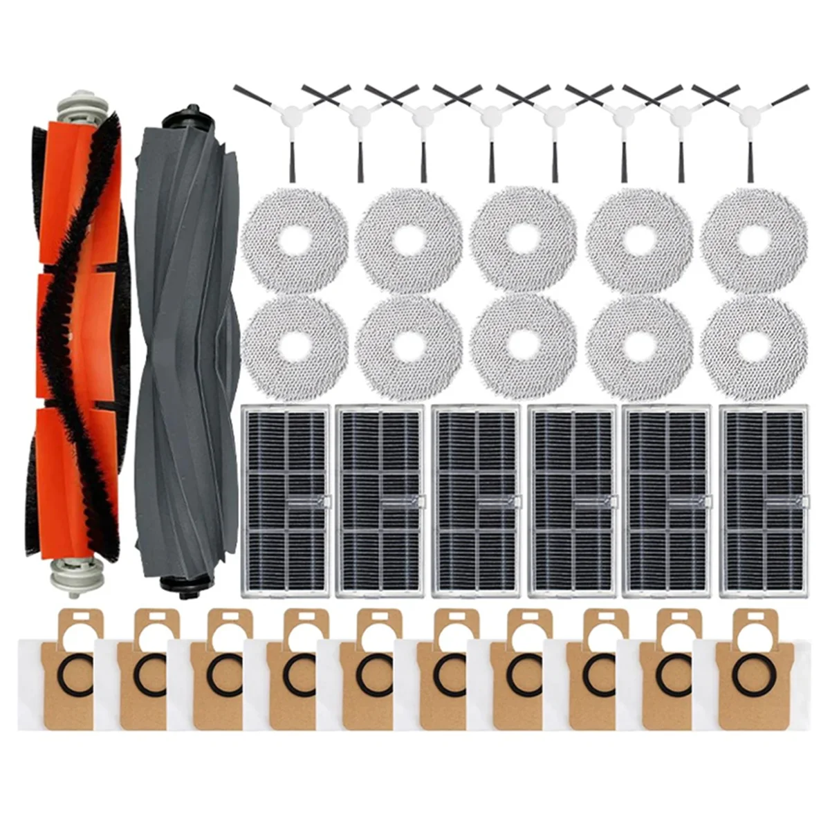 قطع غيار لـ شاوميوم ميجيا M30S ، d103cp ، قطع غيار ، ملحقات ، مواد استهلاكية ، فرشاة جانبية رئيسية ، فلتر هيبا ، قماش ممسحة ، أكياس غبار