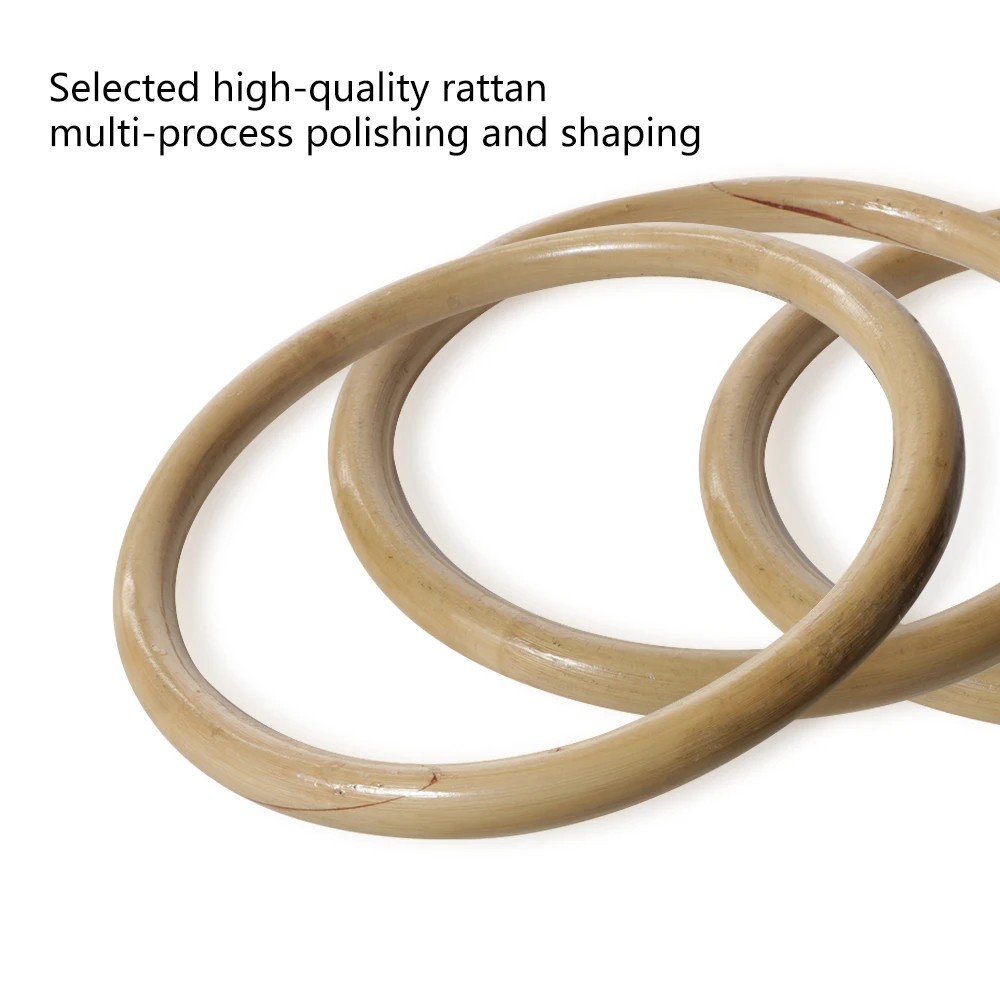 10\'\' Wing Chun Chi Sau Sticky Rattan Kung Fu Ring for Traditional Martial Arts Bamboo Hand Wrist Strength Training Sports