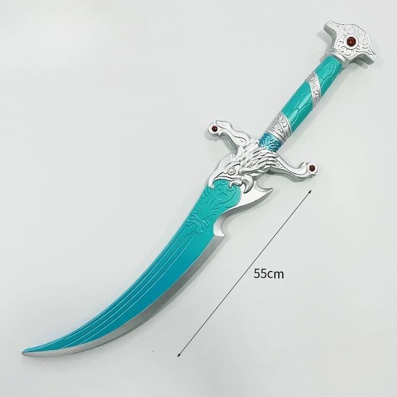 55cm/21.65in Naraka：Bladepoint Katana Sword PU Model Props Game Peripherals Cosplay Samurai Collectible Ornaments Boyfriend Gift