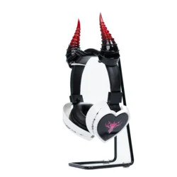 Little Devil Cyber Role Punk Horns Sexy Cosplay Wireless Bluetooth Headset for Women Men Succubus Y2k Uniform Halloween Party