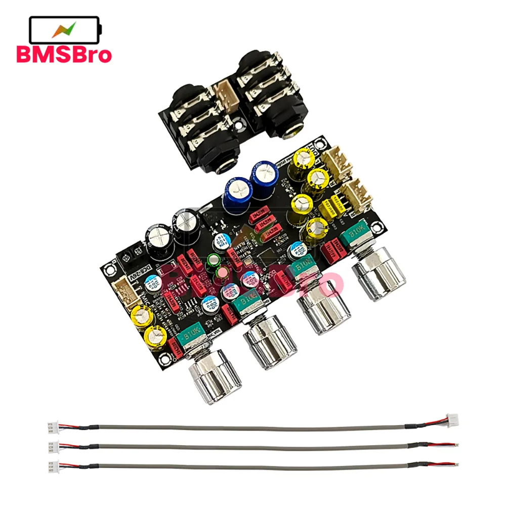 DC 8-26V Fever Karaoke Reverb Board Microphone Karaoke Singing Front Effector Board DSP Mixing Anti Howling AMP