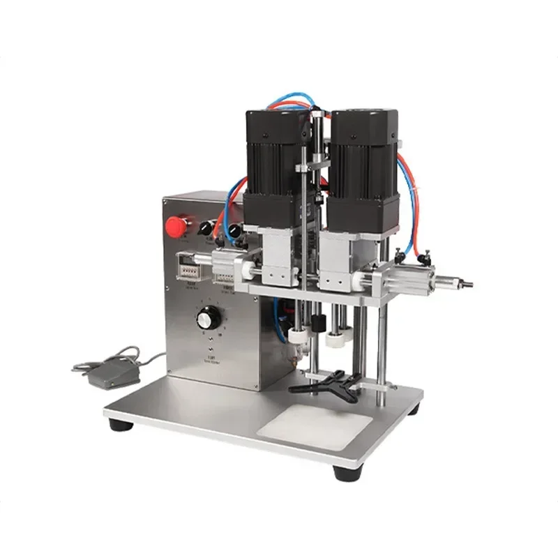 

Настольная электрическая DHZ-550 Домашняя настольная полуавтоматическая укупорочная машина Platypus Коммерческие машины для упаковки жидкости Мыло S