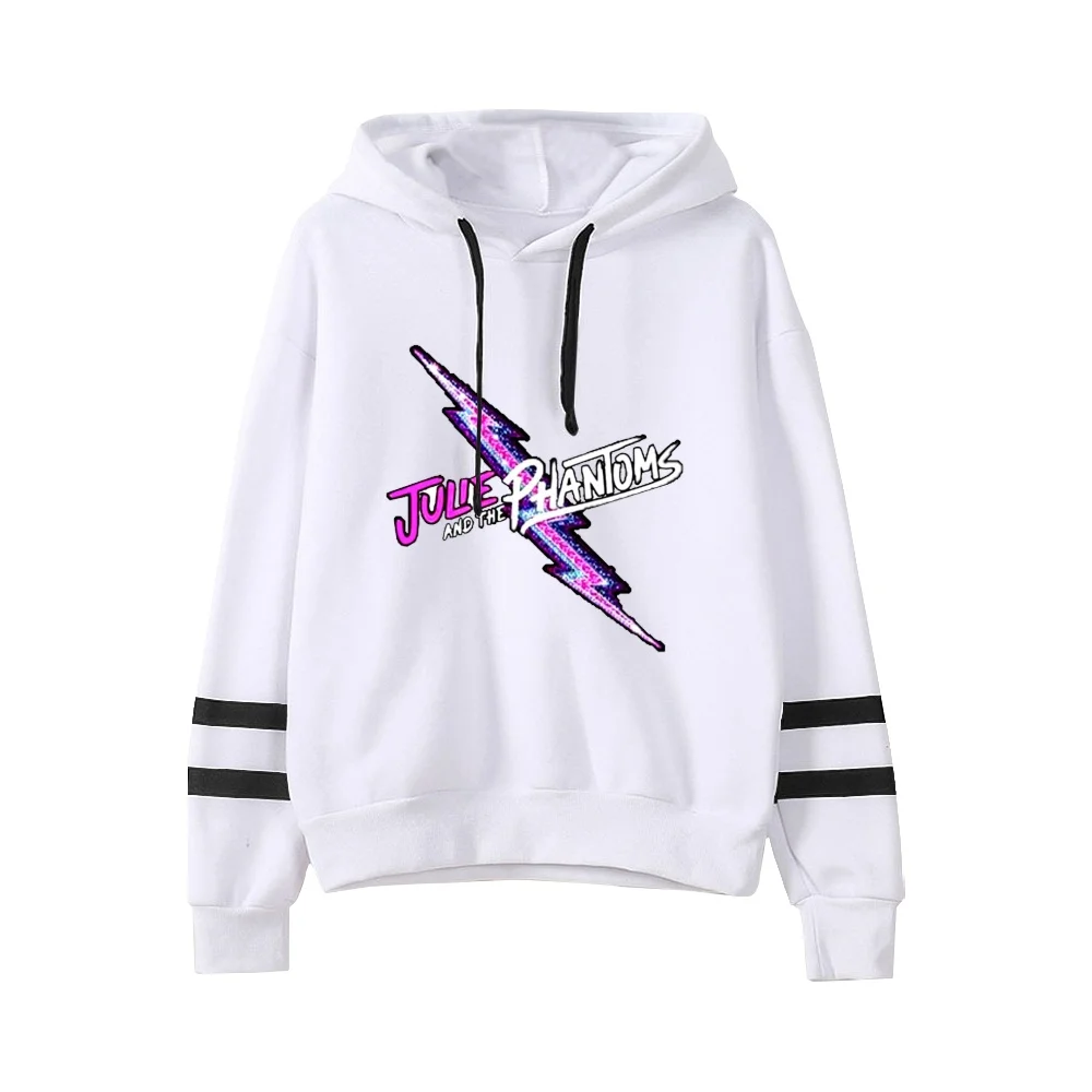 Julie und die Phantoms Hoodie Pocket less Ärmel Frauen Männer Sweatshirt Harajuku Streetwear Sonnen untergang Kurve Merch Kleidung plus Größe