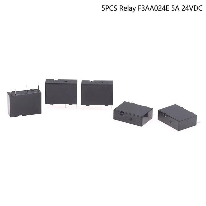 5PCS 24V Relay F3AA024E 5A 24VDC F3AA012E F3AA005E Normally Open 4 Feet Relay 5A