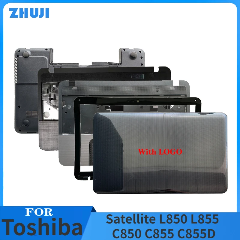 

For Toshiba Satellite L850 L855 C850 C855 C855D LCD Rear Lid Back Top Cover Front Bezel Palmrest Upper Bottom Base Case Housing