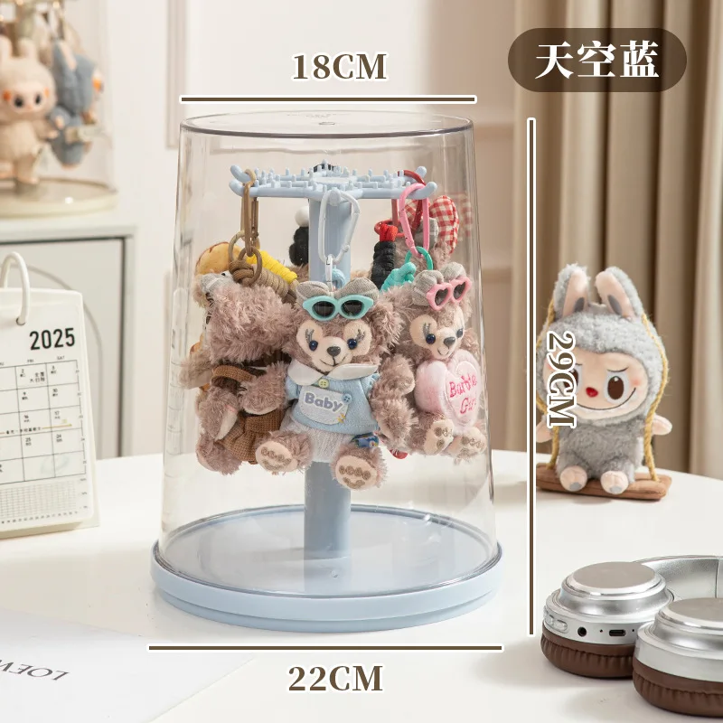 Plüsch Spielzeug Pulldooth Handgemachte Lagerung Box Blase Mart Display Box Blind Box Lagerung Display-ständer Transparent Rotierenden