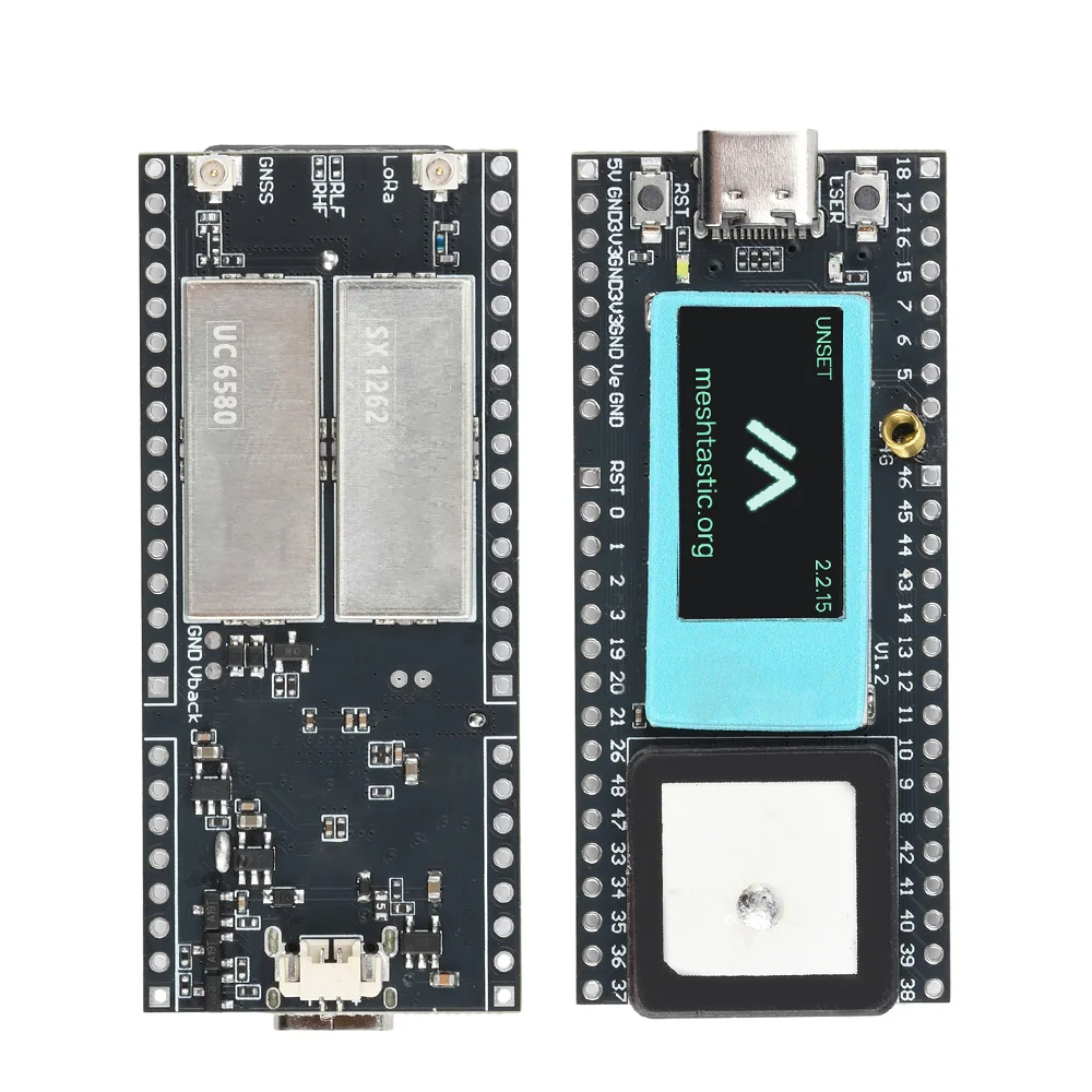 ESP32 S3FN8 LoRa Meshtastic Jaringan Aset Tracker Wi-Fi Bluetooth GPS Tracker 0.96 Inci Layar LCD untuk Sepeda Anak Mobil Hewan Peliharaan