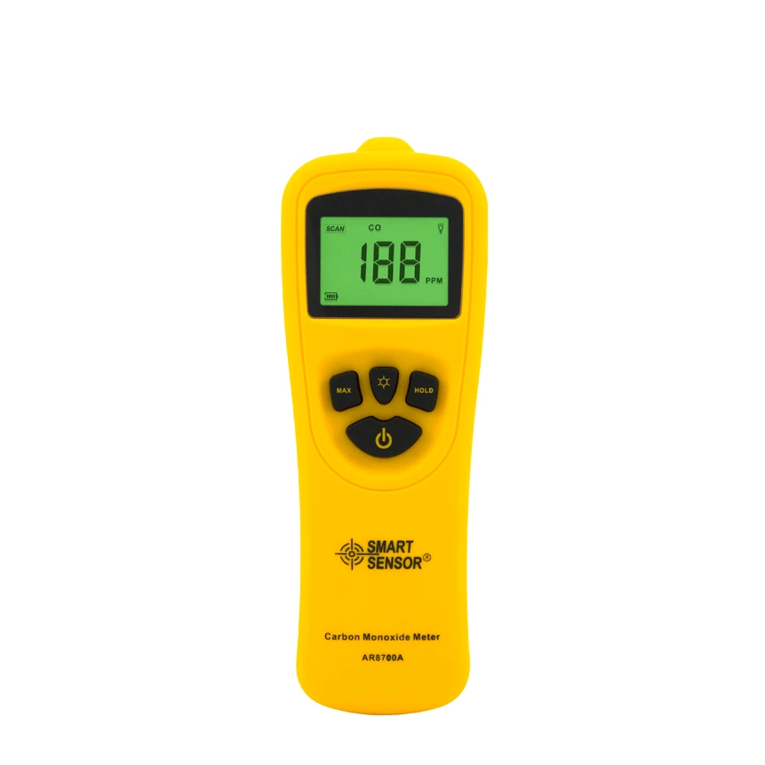 

Handheld Carbon Monoxide Meter Portable CO Gas leak Detector Gas Analyzer Range AR8700A High Precision Smart Sensor AS8700A