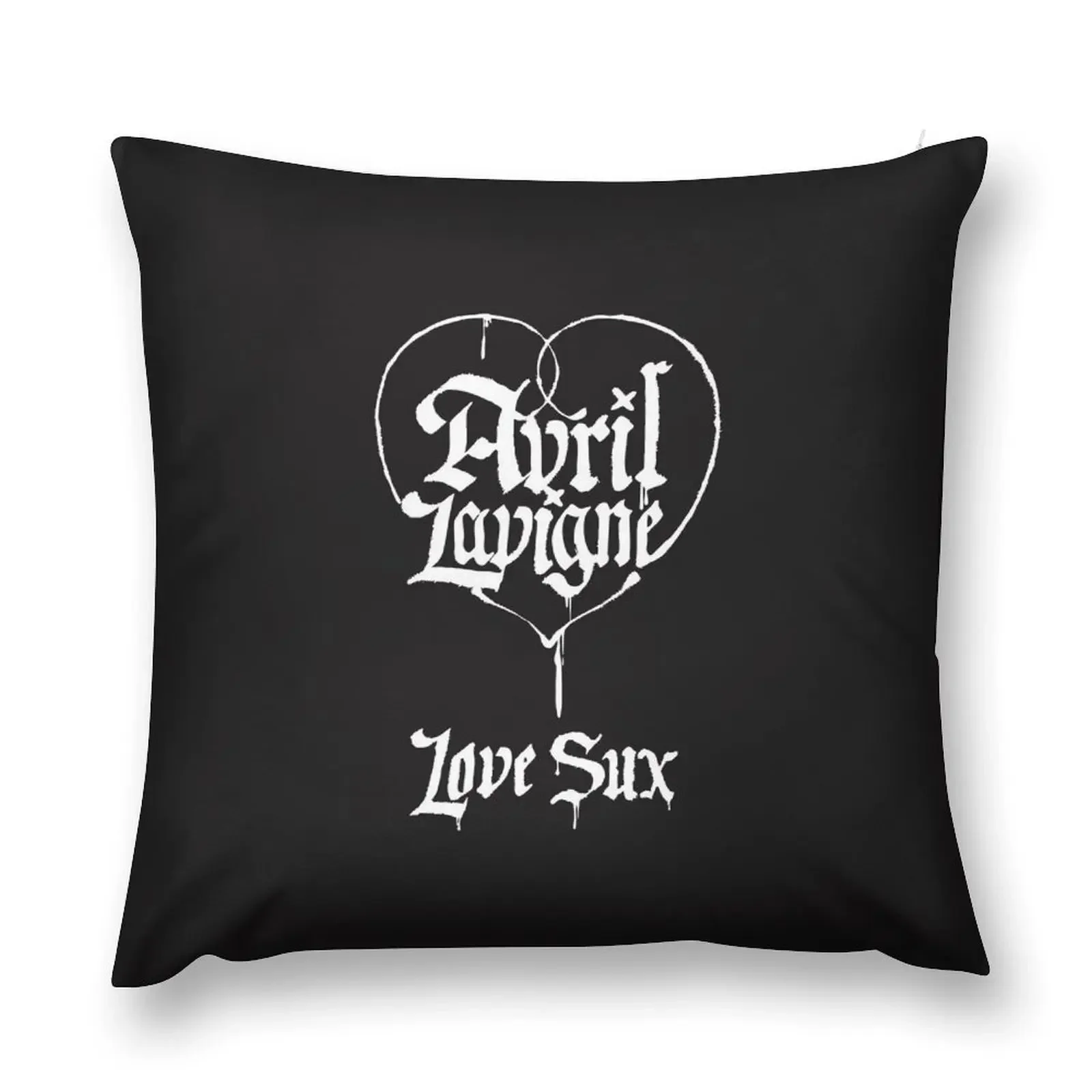 Avril Lavigne Merch Love Sux Essential T-Shirt Throw Pillow Decorative Sofa Cushions Elastic Cover For Sofa Pillow Case pillow