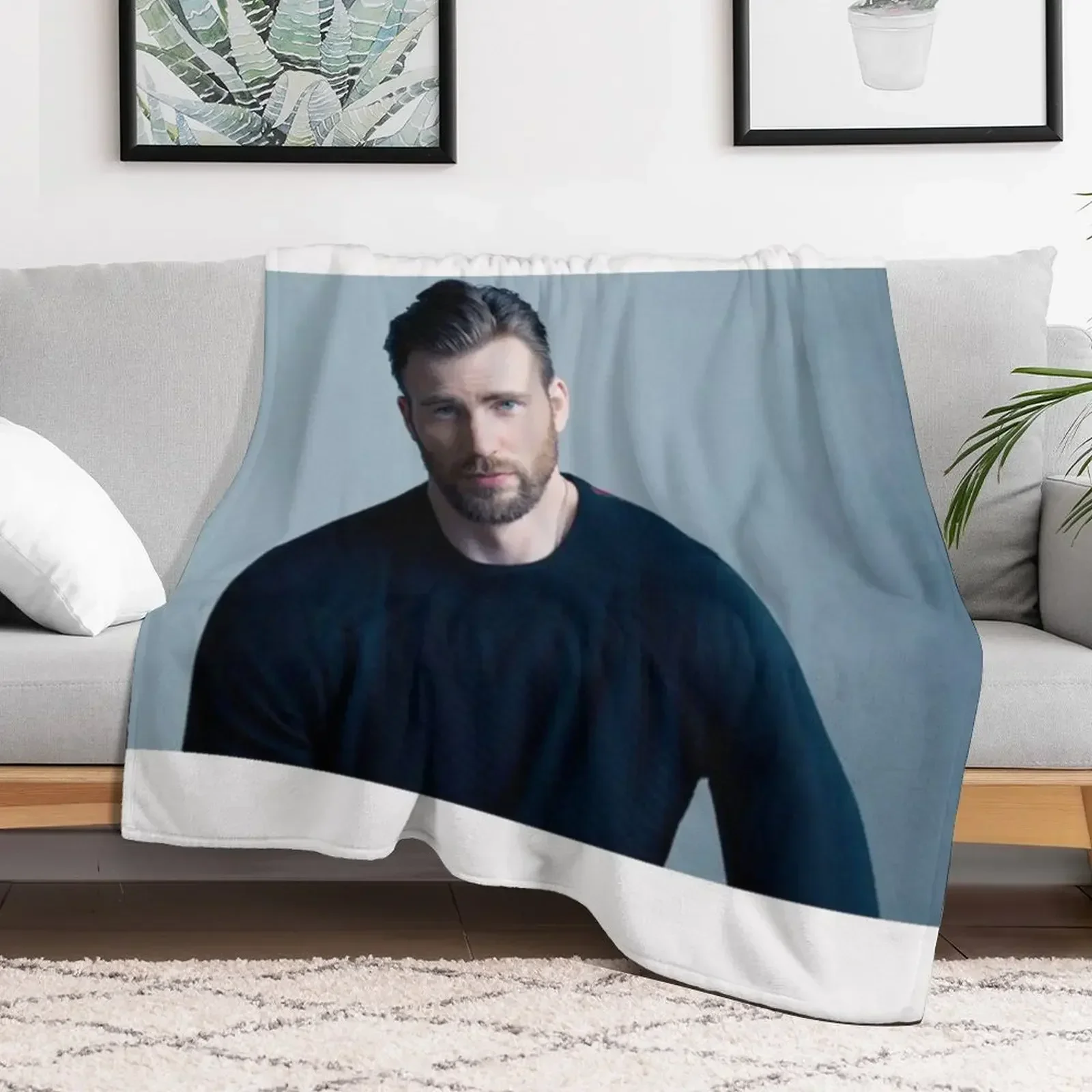 

chris evan Throw Blanket Bed covers Weighted Blankets