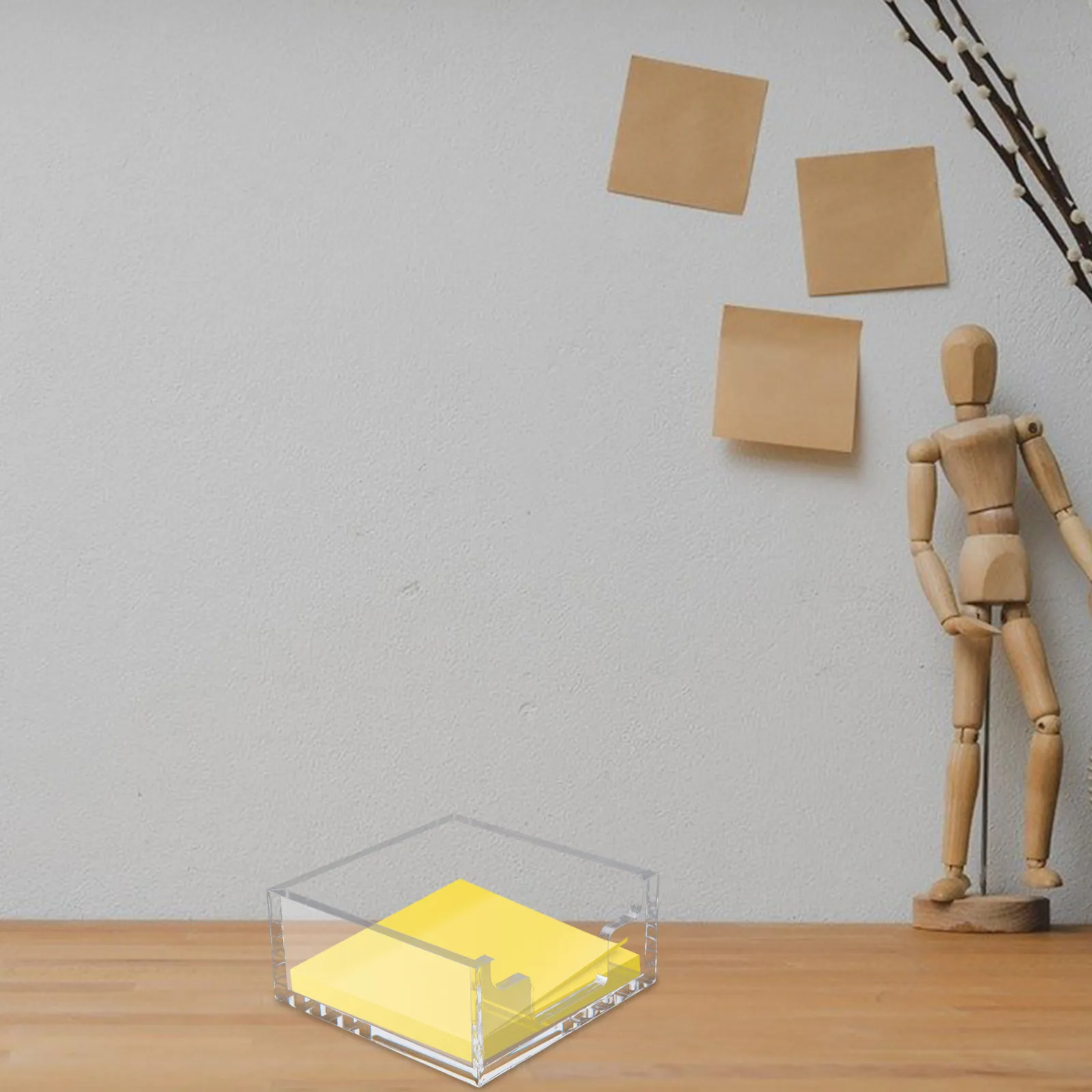 

Набор из 2-х настольных органайзеров для заметок: держатель для бумаг, блокнот, коробка для хранения, маленький удобный диспенсер для записей, аксессуары для офиса