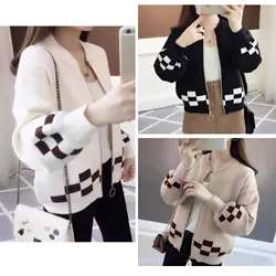 OHCLOTHING  The new spring autumn Rose embroidery S/L size women embroidered sweater long sleeve zipper cardigan coat F1761