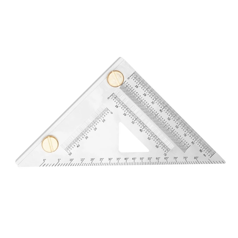 Precisions Sqaure Marking Ruler Steel Square Device for Woodworkers & Builders 40JE