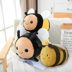 Fuzzy Bumblebee coccinella insetto farcito peluche ape coccinella bambola morbida giocattoli per bambini regalo di natale di compleanno per bambino