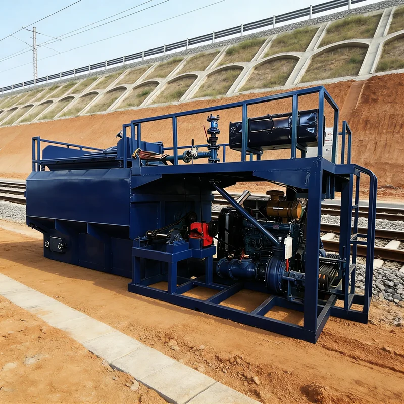 Customized High Survival Rate Hydromulch & Precision Hydroseeding Equipment for Seed Sowing & Vegetation Construction
