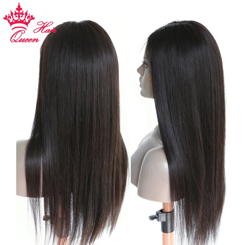 Queen Hair 2x6 HD Lace Closure Wig Kim K Deep Part Lace Wigs Raw Human Hair Bone Straight Invisible Lace Lace Human Hair Wigs