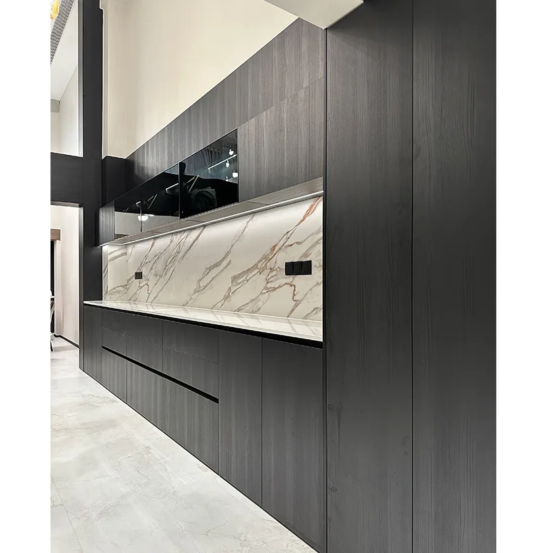 Modern Simple Wind Kitchen Cabinets Kitchen  Export OpenCustomized Kitchen Integral
