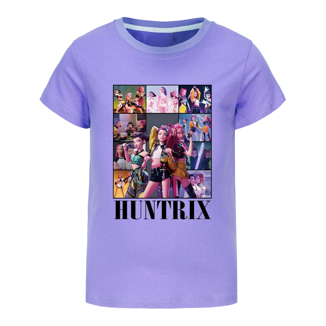 

Summer Girls Boys Clothes KPop Demon Hunters T-Shirt Cartoon Print Kids Fashion Movie Fans Gift Cotton Tshirt Tops