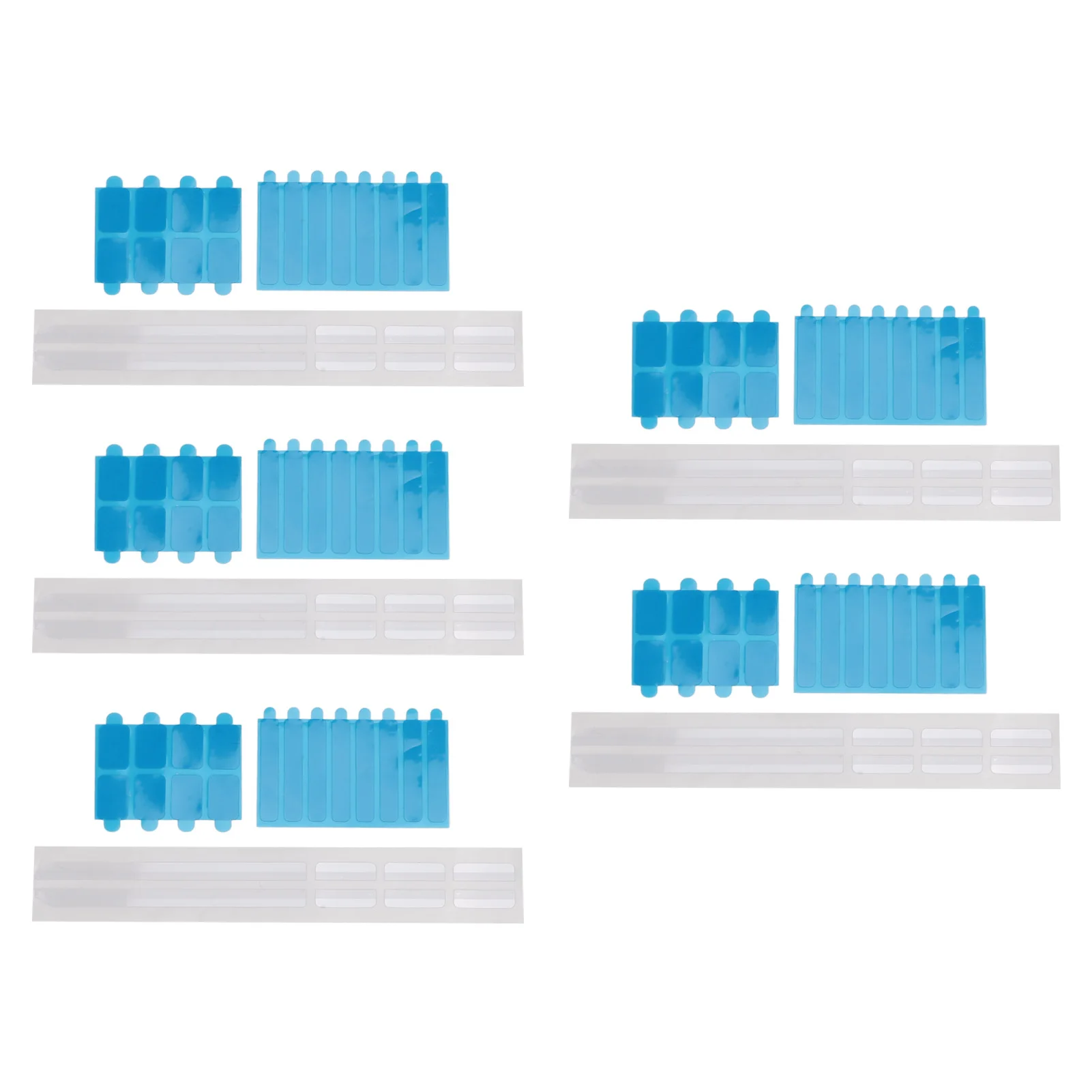5 Set Privacy Screen Replacement Set Adhesive Strips and Slide Mount Holder Tabs for Computer
