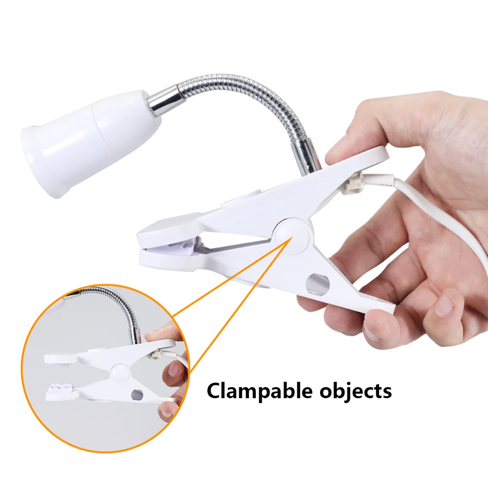 Rechargeable Book Light Mini LED Reading Light Warm Cool White Flexible Easy Clip Lamp Read Night Reading Lamp in Bed